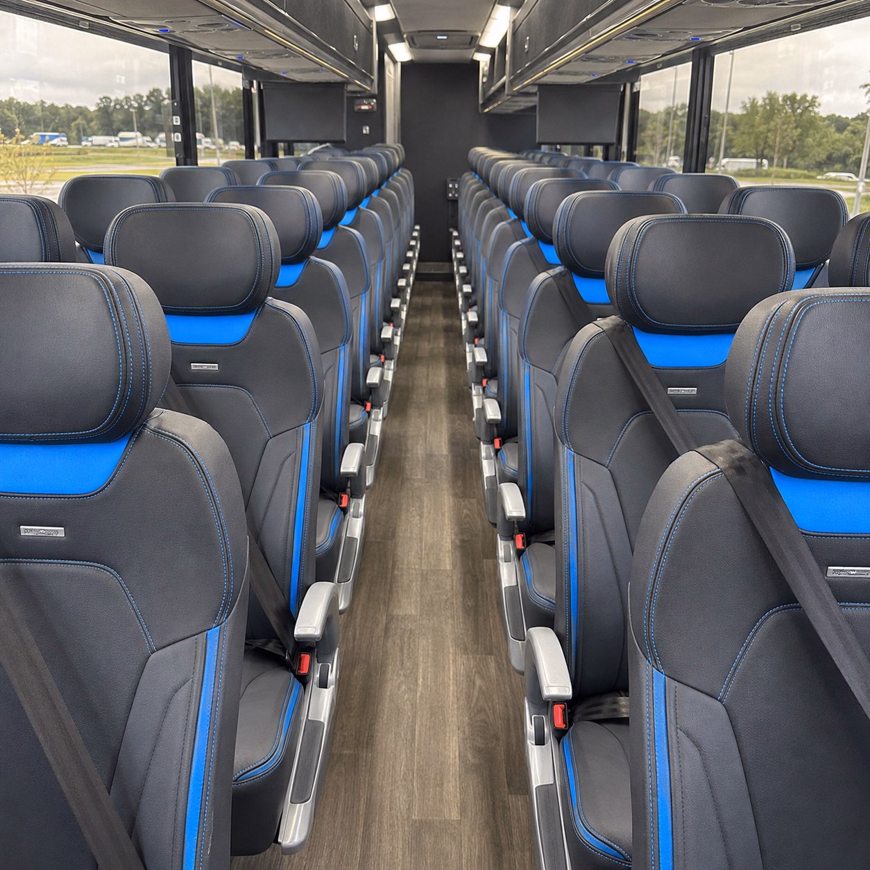 savannah charter bus services inside